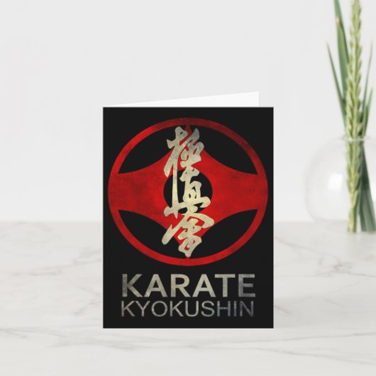 Karate Kyokushin Karte (Vorderseite)