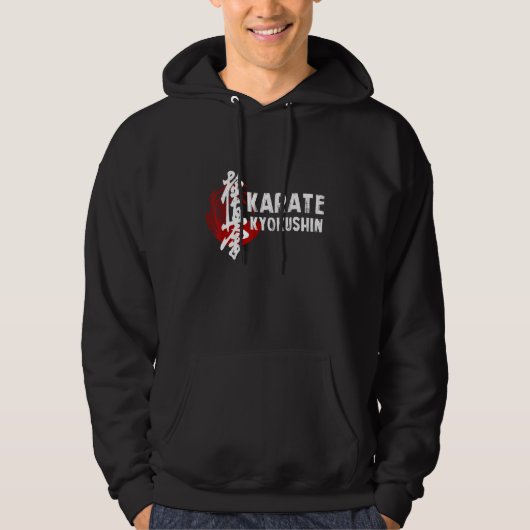 Karate Kyokushin Martial Arts Trainer Fighter Mart Hoodie (Vorderseite)