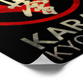Karate Kyokushin Poster (Ecke)
