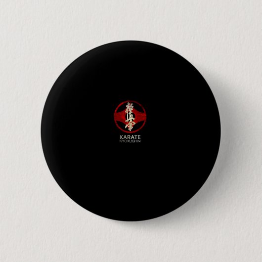 Karate Kyokushin Pullover Hoodie Button (Vorderseite)