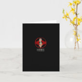 Karate Kyokushin Pullover Hoodie Karte (Gelbe Blume)