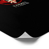 Karate Kyokushin Pullover Hoodie Poster (Ecke)