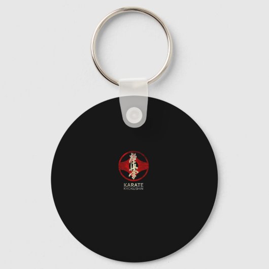 Karate Kyokushin Pullover Hoodie Schlüsselanhänger (Vorderseite)