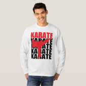Karate-langer Hülsen-T - Shirt (Vorne ganz)