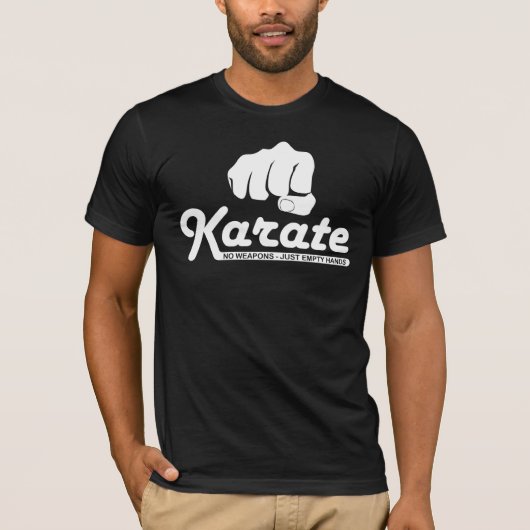 Karate - leerer HandT - Shirt (Vorderseite)
