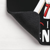 Karate-Lehrer Karateka-Schüler Kampfsport Rot B Mousepad (Ecke)