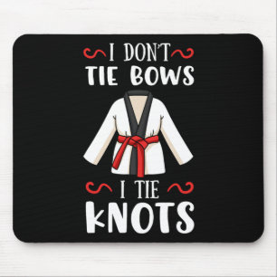 Karate-Lehrer Karateka-Schüler Kampfsport Rot B Mousepad