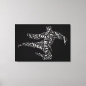 Karate Leinwanddruck (Vorderseite)