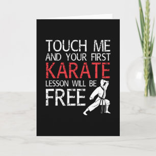 Karate Lesson Karate Martial Arts Karte