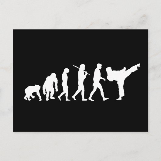 Karate Liebhaber Dojo-Schulungsgeschenk Postkarte (Vorderseite)