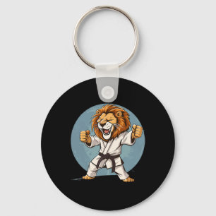 Karate Lion Kickboxing Taekwondo Jiu-jitsu Mixed M Schlüsselanhänger