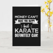 Karate macht dich glücklich Funny Gift Karte (Gelbe Blume)