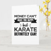 Karate macht dich glücklich Funny Gift Karte (Gelbe Blume)