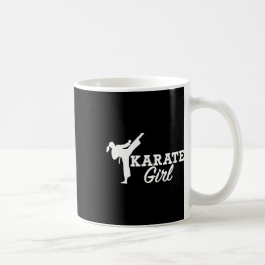 Karate Mädchen 1  Kaffeetasse (Rechts)