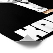 Karate Mädchen Kämpferin Poster (Ecke)