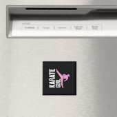 Karate-Mädchen Kampfsport Mädchen Selbstverteidigu Magnet (In Situ (Geschirrspüler))