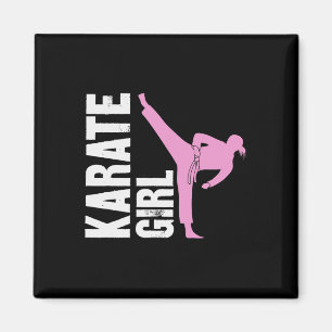 Karate-Mädchen Kampfsport Mädchen Selbstverteidigu Magnet