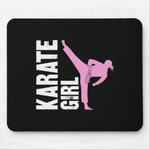 Karate-Mädchen Kampfsport Mädchen Selbstverteidigu Mousepad