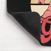 Karate-Mädchen Karateka Selbstverteidigung Kämpfer Mousepad (Ecke)