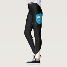 Karate-Mädchen - Leggings-Schwarzes
