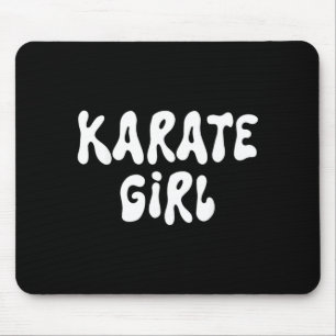 Karate Mädchen Mousepad