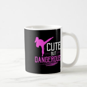 Karate-Mädchen süß, aber gefährlich, Martial Arts Kaffeetasse