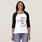 Karate-Mädchen-T-Shirts und Geschenke T-Shirt (Vorne ganz)