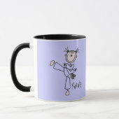 Karate-Mädchen-T-Shirts und Geschenke Tasse (Links)