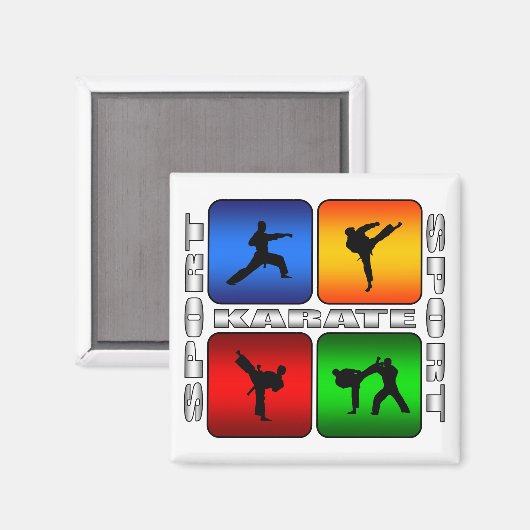 Karate Magnet (Vorderseite/Rückseite)