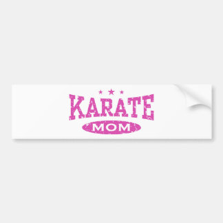 Karate Mama Autoaufkleber
