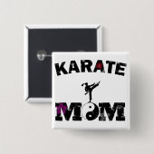 Karate MAMA Button (Vorne & Hinten)