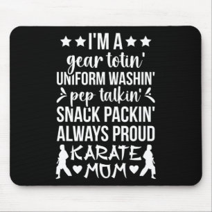 Karate Mama Definition Karate Mutter Karate Mama Mousepad