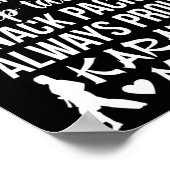 Karate Mama Definition Karate Mutter Karate Mama Poster (Ecke)