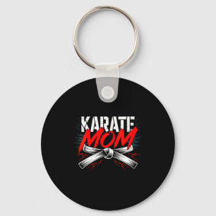 Karate-Mama-Dojo-Geist Kampfsport-Power für Frauen Schlüsselanhänger