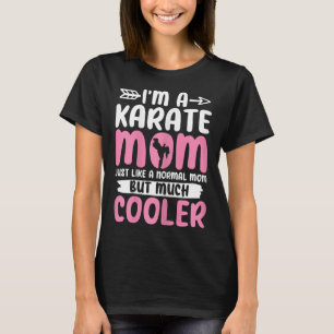 Karate Mama Funny Karate Martial Arts Black Belt M T-Shirt