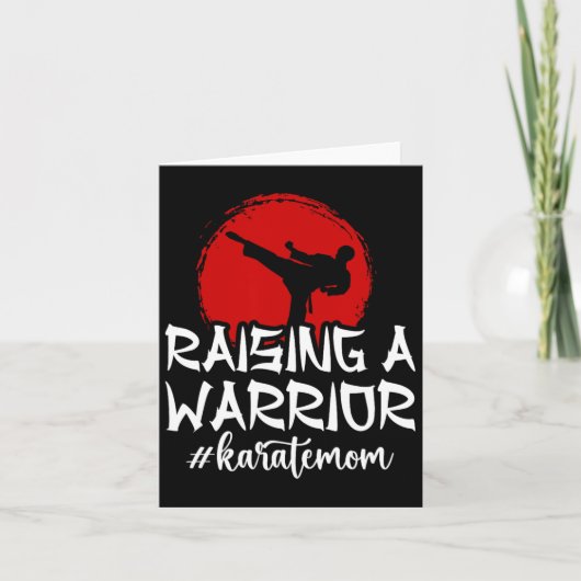 Karate Mama Karate Karate Karte (Vorderseite)