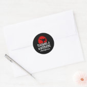 Karate Mama Karate Karate Runder Aufkleber (Umschlag)