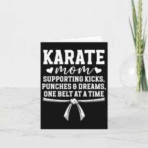 Karate Mama Karate Mama Best Karate Mutter Karte