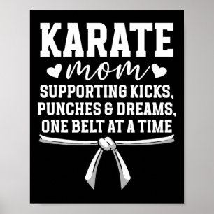 Karate Mama Karate Mama Best Karate Mutter Poster
