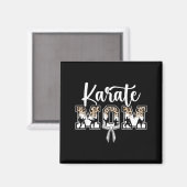 Karate-Mama Karate-Mutter Magnet (Vorderseite/Rückseite)