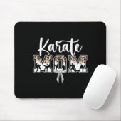 Karate-Mama Karate Mutter Mousepad (Mit Mouse)