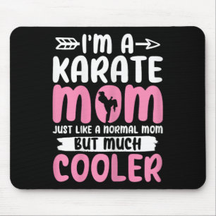Karate-Mama Lustige Karate Martial Arts Schwarzgur Mousepad