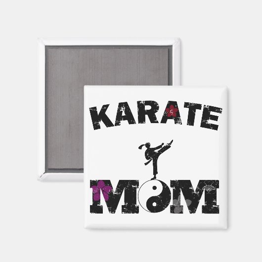 Karate MAMA Magnet (Vorderseite/Rückseite)