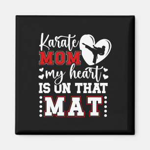 Karate Mama Mein Herz ist auf dieser Mat Karate Ma Magnet