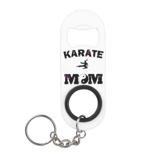 Karate MAMA Mini Flaschenöffner (Vorderseite)