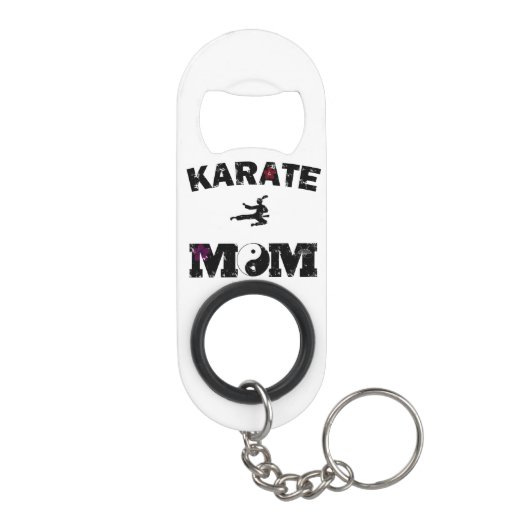 Karate MAMA Mini Flaschenöffner (Rückseite)