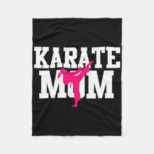 Karate Mama Muttertag Kampfsport Kickboxen Ta Fleecedecke