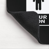 Karate Mama oder Vater Ihres Söhns Mousepad (Ecke)