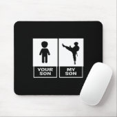 Karate Mama oder Vater Ihres Söhns Mousepad (Mit Mouse)