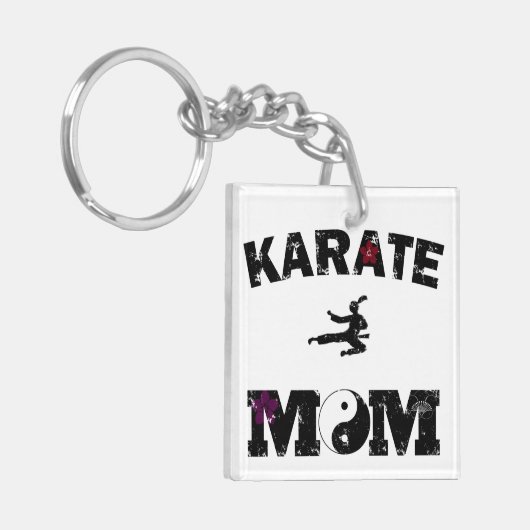 Karate MAMA Schlüsselanhänger (Vorderseite links)